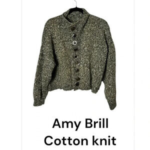 Handmade sweater,OS,chunky knit,cotton 90 %,
Exquisite by Amy Brill,grannycore